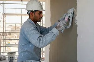        عمال الجبس (الجص) واللصق     